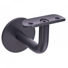 Handrail support under the pipe - screwed RAL 7016 anthracite smooth