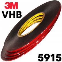 Taśma dwustronna VHB 5915 3M - grubość 0,4mm - czarna