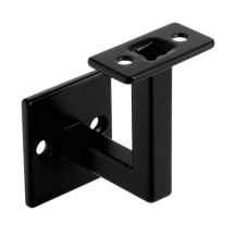 Podpora poręczy kwadratowa spawana czarna LOFT