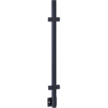 Słupek balustrady szklanej - montaż boczny - 40x40 antracyt