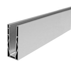 Profil balustrady całoszkalnej - montaż od góry U - ECO
