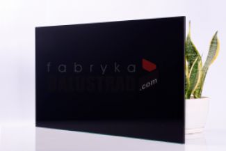 Color black / black - opaque - laminated / tempered safety building glass