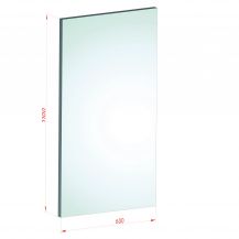 88.2 - 110 x 60 - clear laminated VSG tempered ESG safety glass