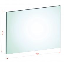 66.2 - 75 x 110 - číre vrstvené bezpečnostné sklo VSG ESG