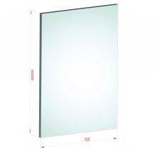 88.2 - 100 x 70 - clear laminated VSG tempered ESG safety glass