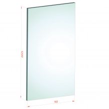 88.2 - 120 x 70 - Bezbarwne szkło bezpieczne laminowane VSG hartowane ESG