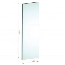 88.2 - 120 x 40 - Bezbarwne szkło bezpieczne laminowane VSG hartowane ESG