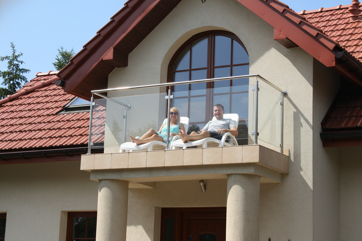 balustrada szklana - pełna przejrzystość i nowoczesny design