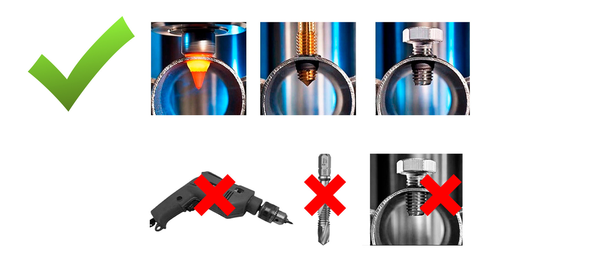 gwintowanie technologią flowdrill