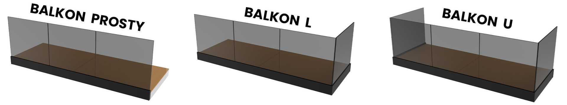 Kształty balkonów listwa Y - desktop