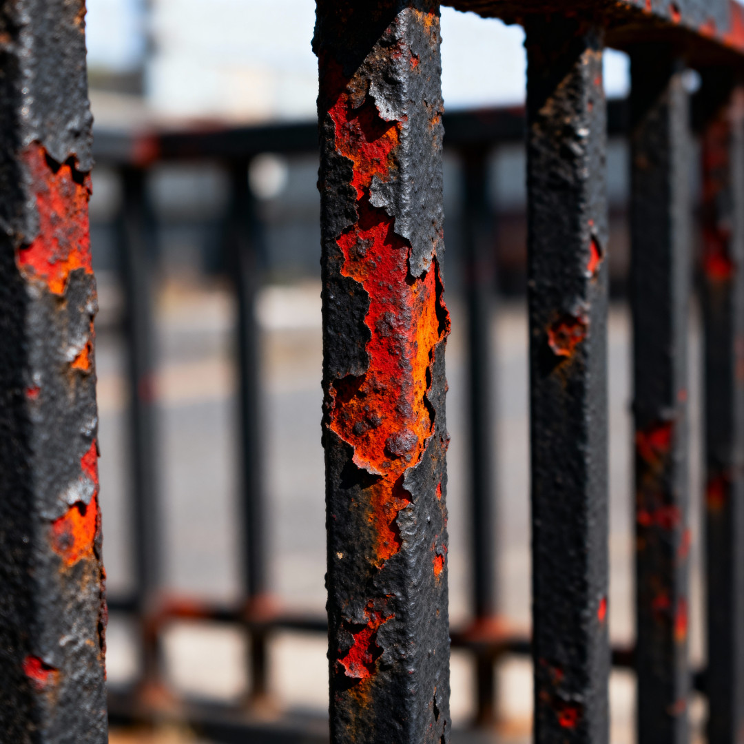 balustrada ze stali czarnej